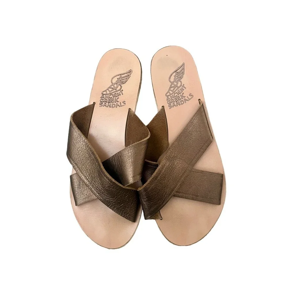 Ancient Greek Sandals Thais, Copper- Size 40 - Picture 1 of 3